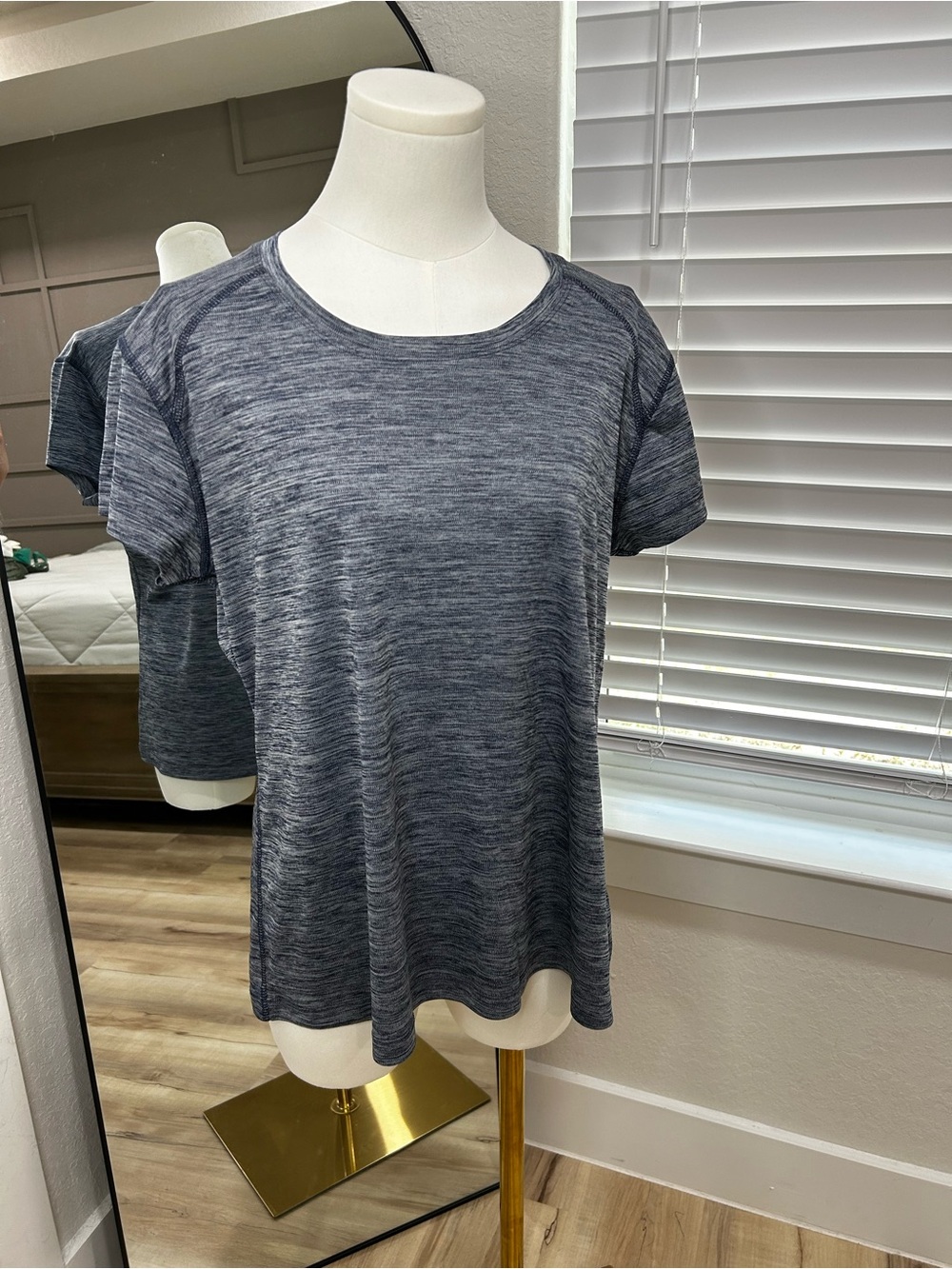 Columbia Women’s Heathered Charcoal Short Sleeve Crew Tee